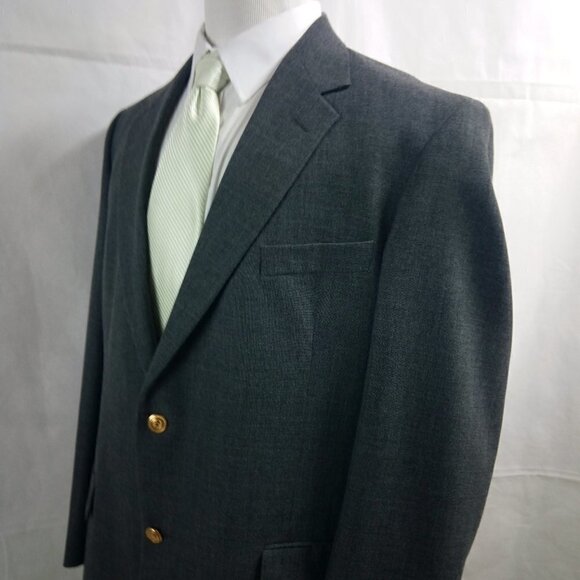 Wimbledon of England Dillard's Gray Blazer Sport C - Picture 5 of 11